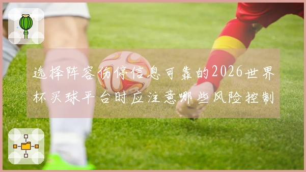 选择阵容伤停信息可靠的2026世界杯买球平台时应注意哪些风险控制措施